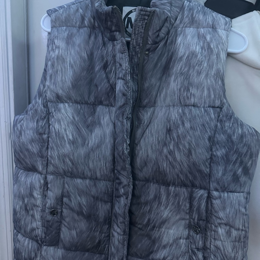 Michael Kors Charcoal Puffer Vest